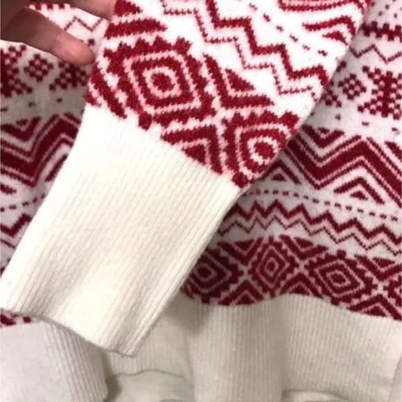 Loft Petite Snowflake Fair Isle Tunic Sweater plus size XXLP - Picture 5 of 12